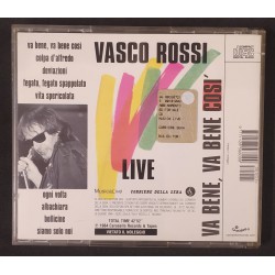 Vasco Rossi ‎– Va Bene, Va Bene Così - Live CD Carosello