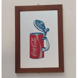 Miroir publicitaire Coca...
